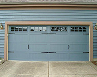 C.H.I. 5983 - Long Panel, Stamped Carriage, Powder Coated a Gray Blue