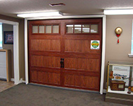 C.H.I. 5983 - Long Panel, Stamped Carriage, Dark Oak, Madison Windows